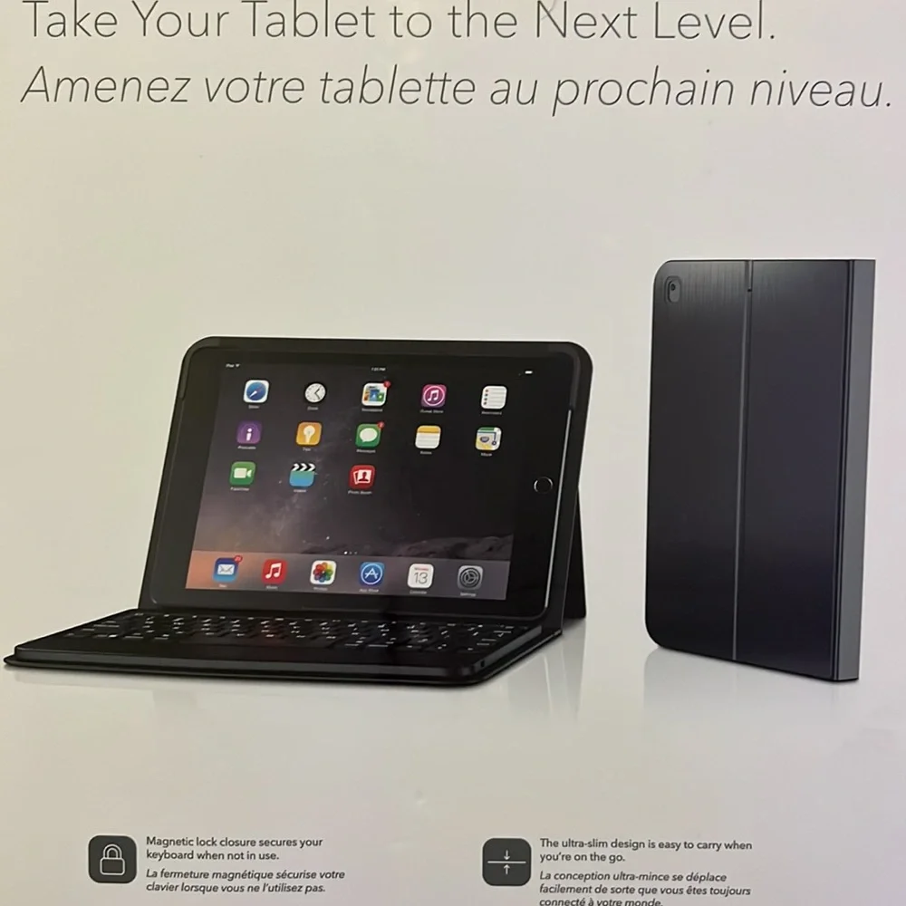 ZAGG Messenger Folio keyboard case for iPad Air/Air 2/9.7-inch iPad Pro/iPad